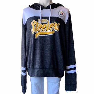 Pittsburgh Steelers Team Apparel hoodie Grey 2XL